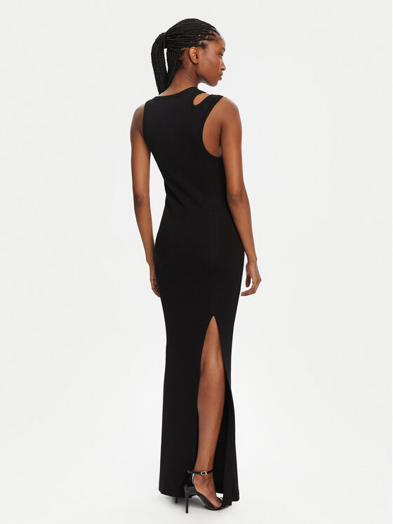 Versace Jeans Couture Versace Jeans Couture Rochie de vară 78HAO973 Negru Slim Fit