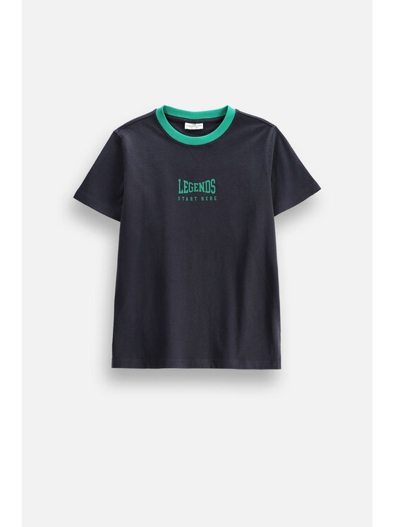 Coccodrillo Coccodrillo T-Shirt ZC6143204ABJ-015 Tmavomodrá Regular Fit