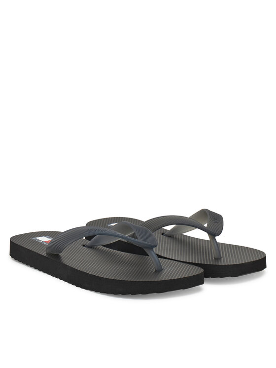 Tommy Jeans Tommy Jeans Σαγιονάρες Tjw Logo Flip Flop EN0EN02447 Μαύρο