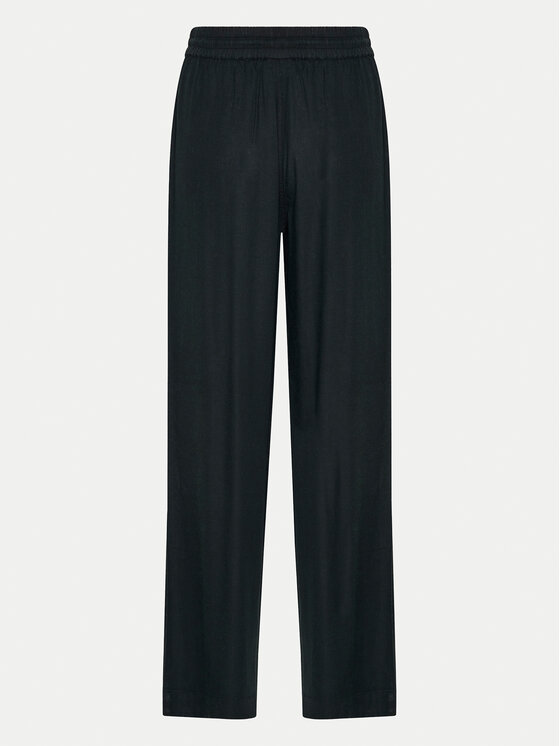 Kaffe Kaffe Pantaloni di tessuto Milia 10508314 Nero Loose Fit