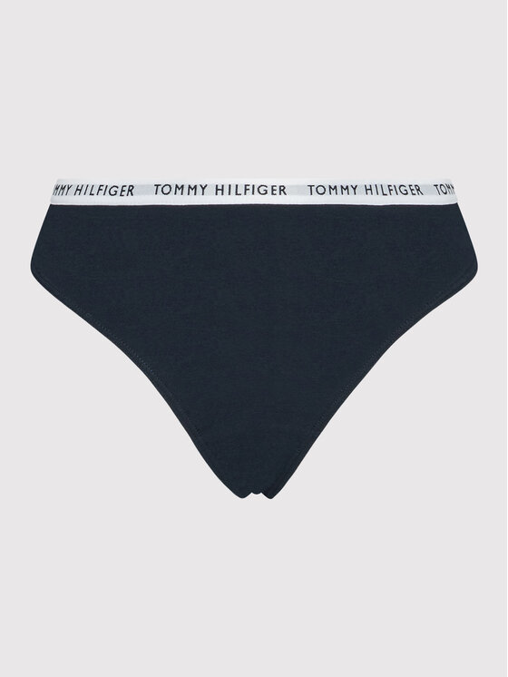 Tommy Hilfiger Tommy Hilfiger Sada 3 kusů string kalhotek UW0UW02829 Barevná