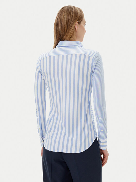 Polo Ralph Lauren Polo Ralph Lauren Marškiniai 211965102002 Mėlyna Slim Fit