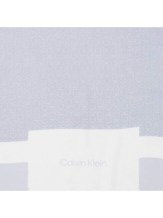 Calvin Klein Calvin Klein Chusta Geo Minimal Scarf 130X130 K60K610227 Niebieski