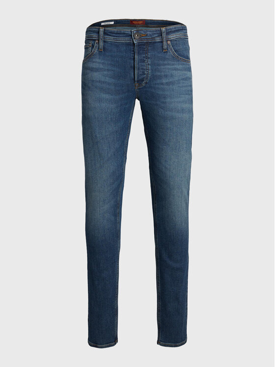 Jack & Jones Jack & Jones Jeansy Glenn 12224987 Granatowy Slim Fit