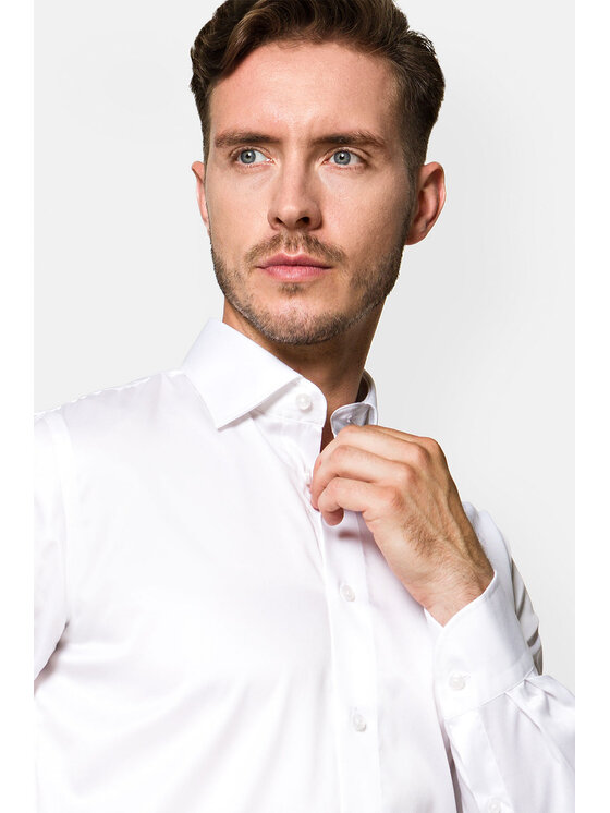 Lancerto Lancerto Koszula Giorgio KO073122000009 Biały Regular Fit