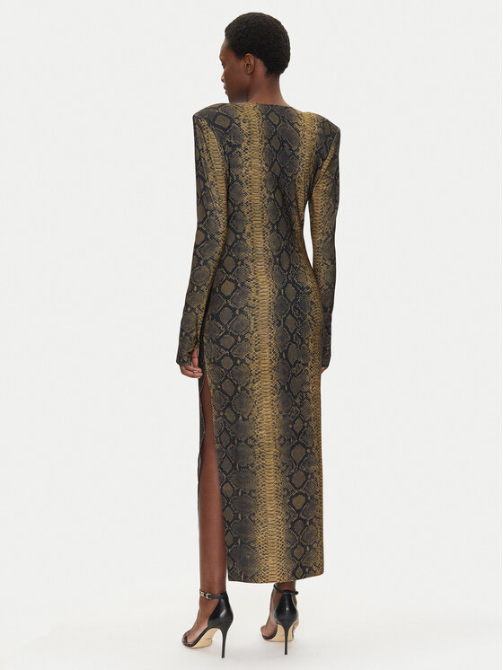 NORMA KAMALI NORMA KAMALI Vsakodnevna obleka KK4243PLC27302 Rjava Slim Fit