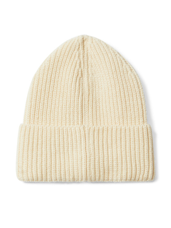 Calvin Klein Jeans Calvin Klein Jeans Czapka Monogram Rib Beanie IU0IU00440 Écru