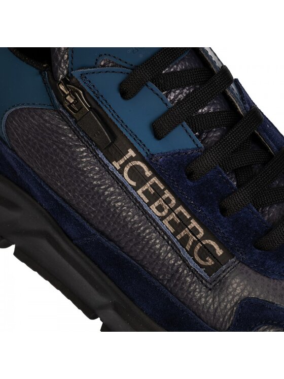 Iceberg Iceberg Sneakersy IU16320C COMBO NAVY Tmavomodrá