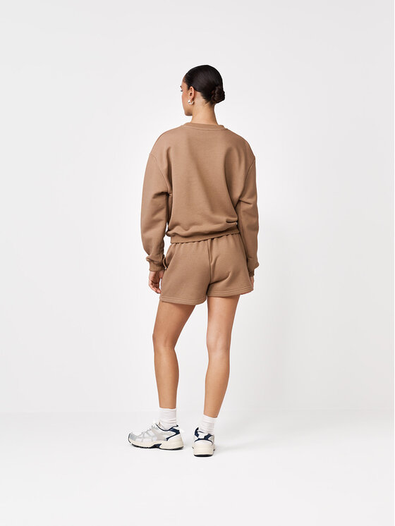 La Mania La Mania Felpa BRODIE Marrone Basic Fit