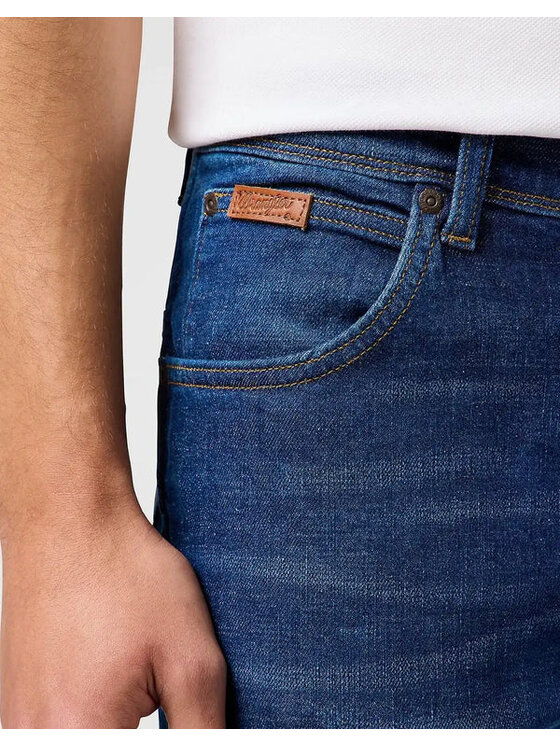 Wrangler Wrangler Jeansy TEXAS SLIM Niebieski Slim Fit