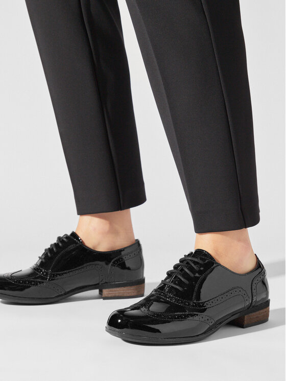 Clarks Clarks Oxford Hamble Oak 203506494 Negru