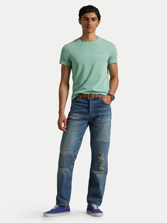 Polo Ralph Lauren Polo Ralph Lauren Tričko 710671438415 Zelená Slim Fit