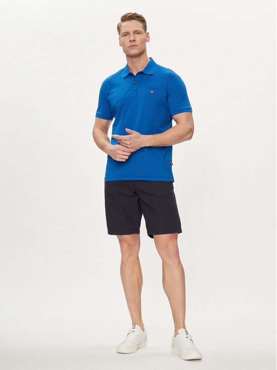 Napapijri Napapijri Šortky z materiálu Nakuru 6 NP0A4HRV Tmavomodrá Regular Fit