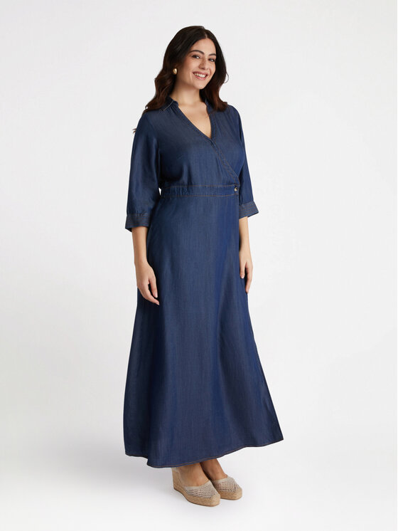 Fiorella Rubino Fiorella Rubino Abito da sera 7492T001501N024 Blu A-Line Fit