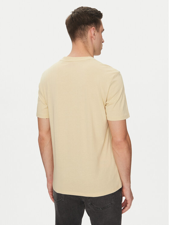 HUGO HUGO T-Shirt Dero222 50466158 Beżowy Regular Fit