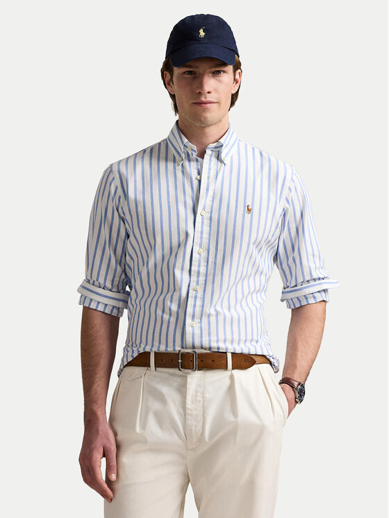 Polo Ralph Lauren Polo Ralph Lauren Košeľa 710906622001 Modrá Custom Fit