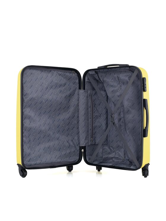 Semi Line Semi Line Μεσαία Βαλίτσα T5571-4 Κίτρινο