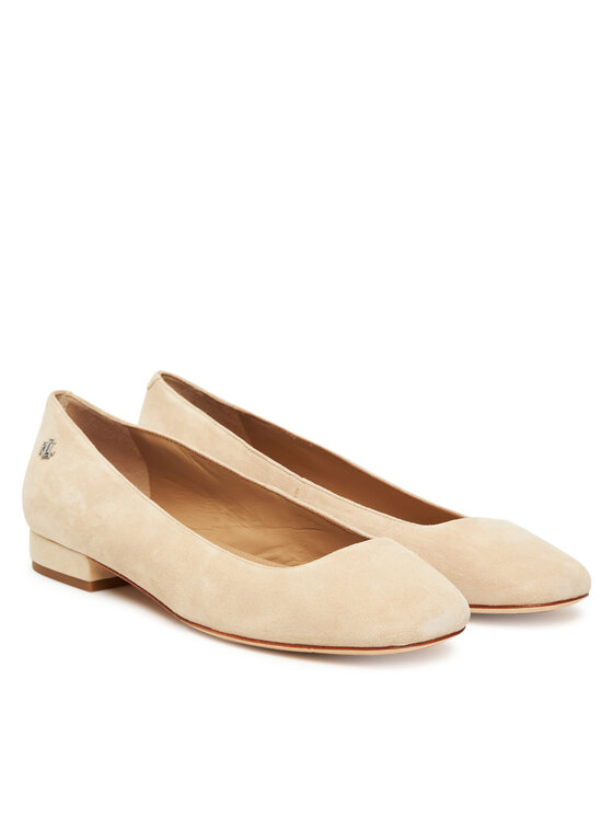 LAUREN RALPH LAUREN LAUREN RALPH LAUREN Baleriny Emellie  802974358001 Beżowy