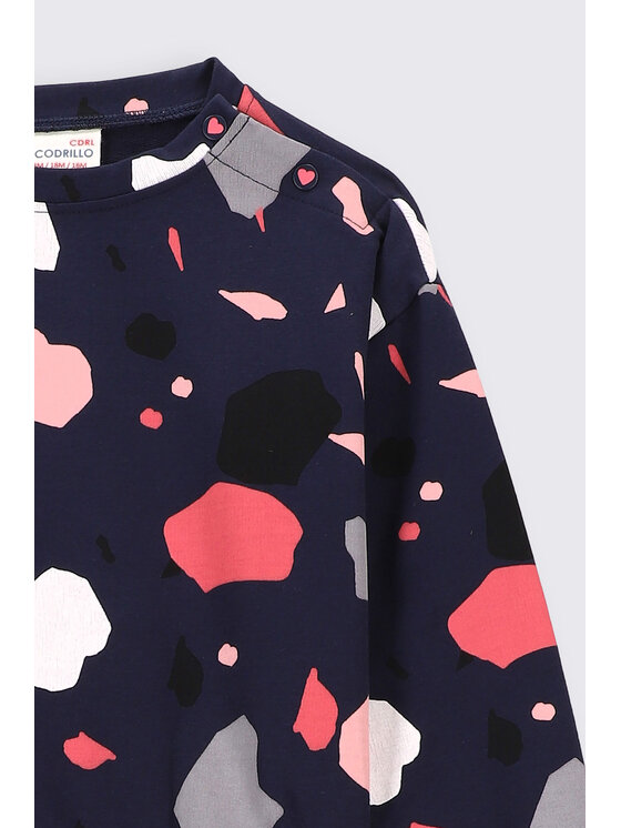 Coccodrillo Coccodrillo Bluza ZC2132102EMN Granatowy Regular Fit