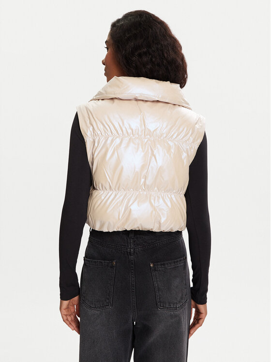 adidas adidas Winterjacke Essentials Glossy 2-In-1 JX2985 Beige Loose Fit
