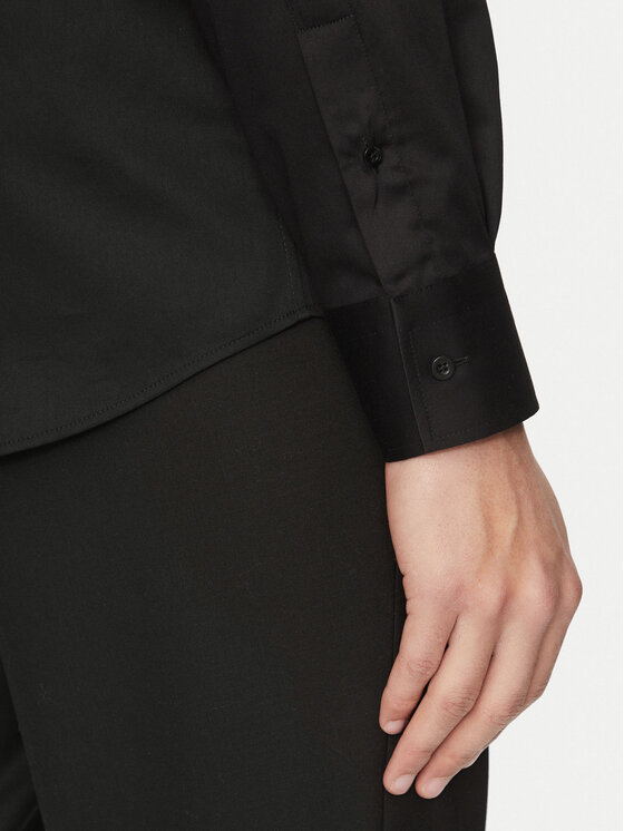 KARL LAGERFELD KARL LAGERFELD Marškiniai 605035 552602 Juoda Regular Fit