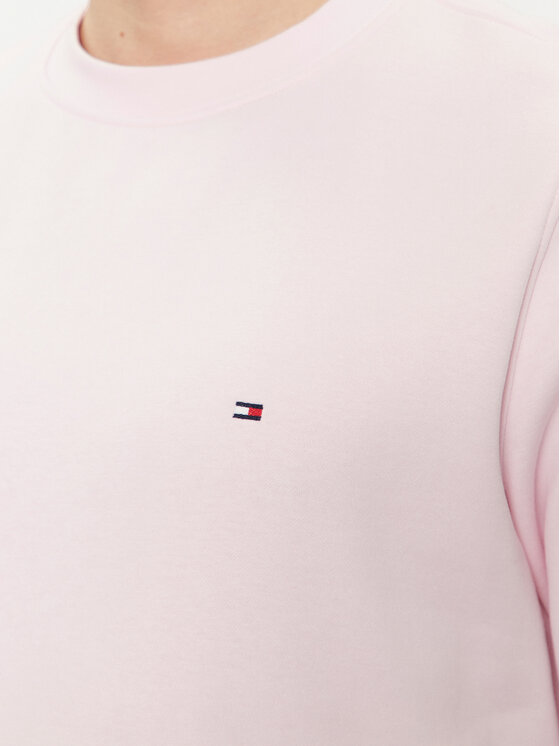 Tommy Hilfiger Tommy Hilfiger Bluza Flag Logo MW0MW32735 Różowy Regular Fit