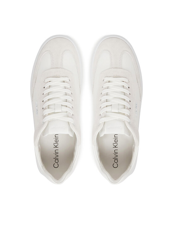 Calvin Klein Calvin Klein Tenisice Cupsole Lace Up - Lth Sue Mix HW0HW02435 Bijela