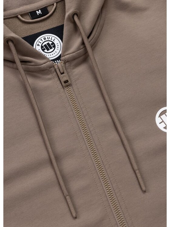 PITBULL PITBULL Bluza SMALL LOGO NUGGET Brązowy Regular Fit