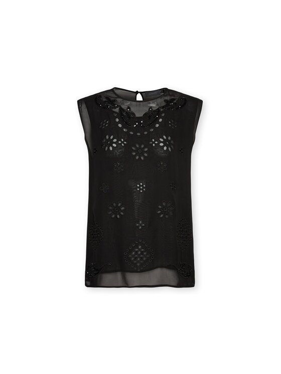 Elena Mirò Elena Mirò Top D018E000022N033 Nero Regular Fit