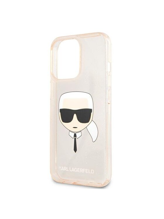 KARL LAGERFELD KARL LAGERFELD Etui na telefon Head Glitter Złoty
