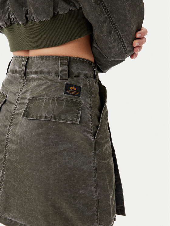Alpha Industries Alpha Industries Miniszoknya Vintage 156052 Fekete Regular Fit