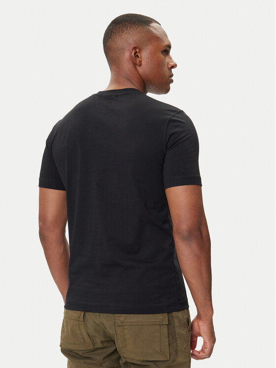 Aeronautica Militare Aeronautica Militare T-shirt 252TS1942UJ00538 Crna Regular Fit