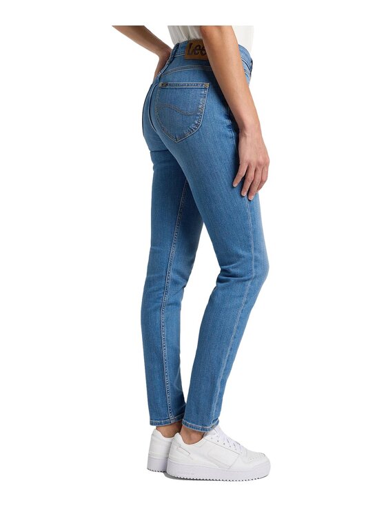 Lee Lee Jeansy 112359639 Niebieski Skinny Fit