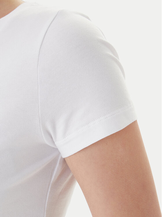 EA7 Emporio Armani EA7 Emporio Armani T-Shirt 7W001045 AF10373 U0002 Biały Slim Fit