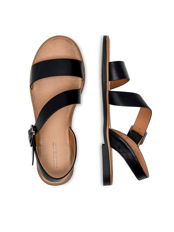 JENNY JENNY Sandale DARI WS250723-3 Crna