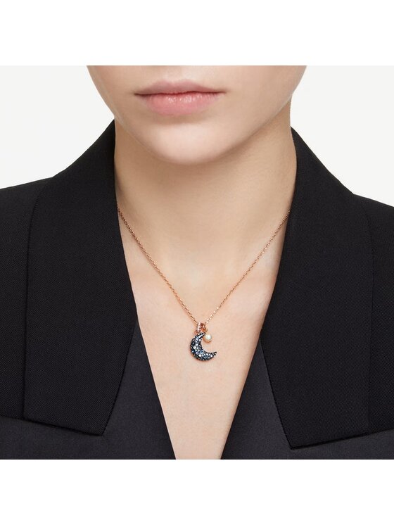 Swarovski Swarovski Naszyjnik Luna 5671585 Niebieski