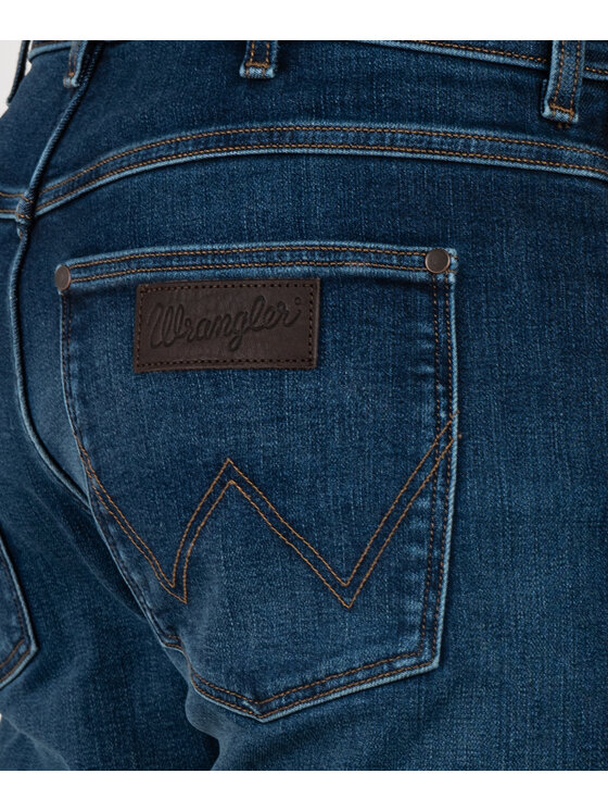 Wrangler Wrangler Jeansy W16VMQ350 Granatowy Relaxed Fit