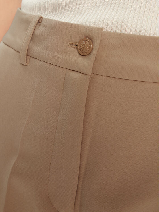 Guess Guess Medžiaginės kelnės W4YB30 WFWX2 Ruda Regular Fit