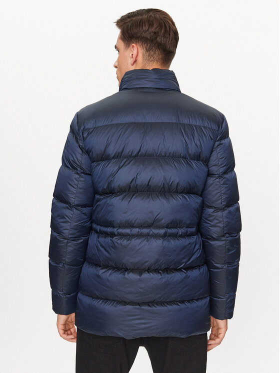 Geox Geox Vatovaná bunda Merediano M3626A T2566F 4475 Modrá Regular Fit