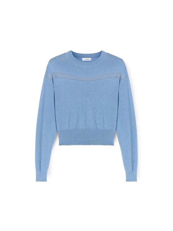 Motivi Motivi Maglione M453W003553N004 Turchese Regular Fit