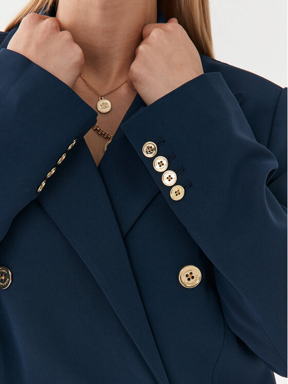 Michael kors blue blazer best sale