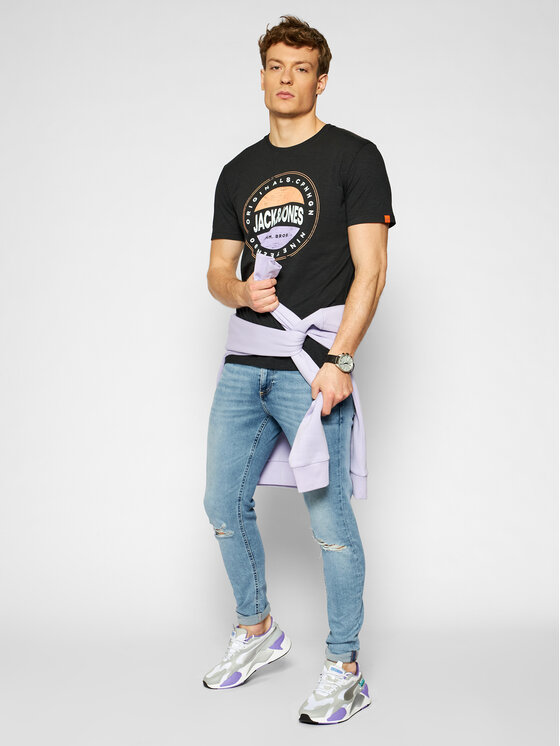 T-shirt Christensen 12185392 Nero Regular Fit