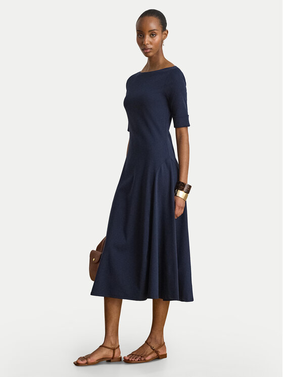 LAUREN RALPH LAUREN LAUREN RALPH LAUREN Коктейлна рокля Munzie 200973599005 Тъмносин Regular Fit