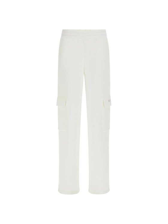 Guess Guess Spodnie materiałowe 169839 Beżowy Slim Fit