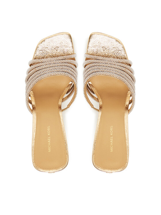MICHAEL Michael Kors MICHAEL Michael Kors Pantoletten klapki 40T5HSHS4S Goldfarben