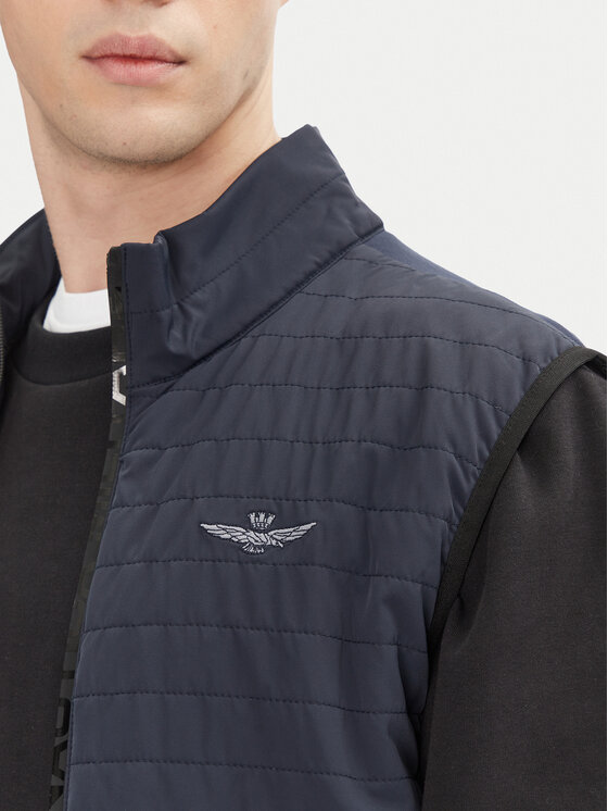 Aeronautica Militare Aeronautica Militare Mellény 251AB2206CT3264 Sötétkék Regular Fit