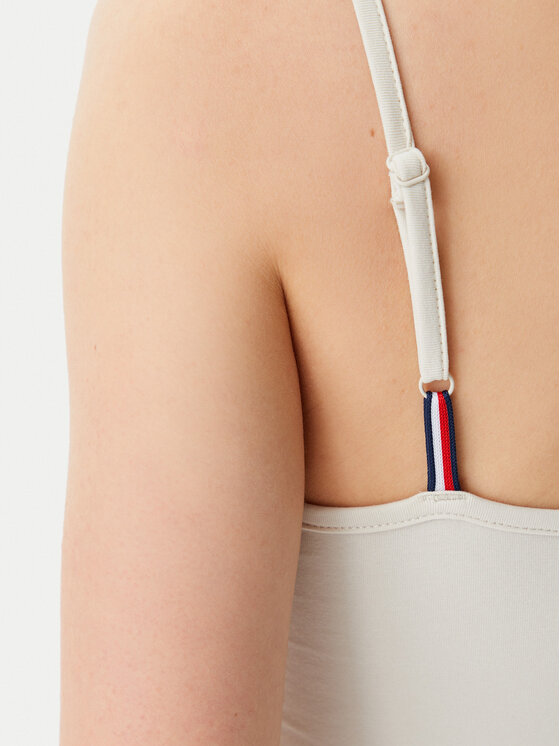 Tommy Jeans Tommy Jeans Top Essential DW0DW20675 Béžová Slim Fit