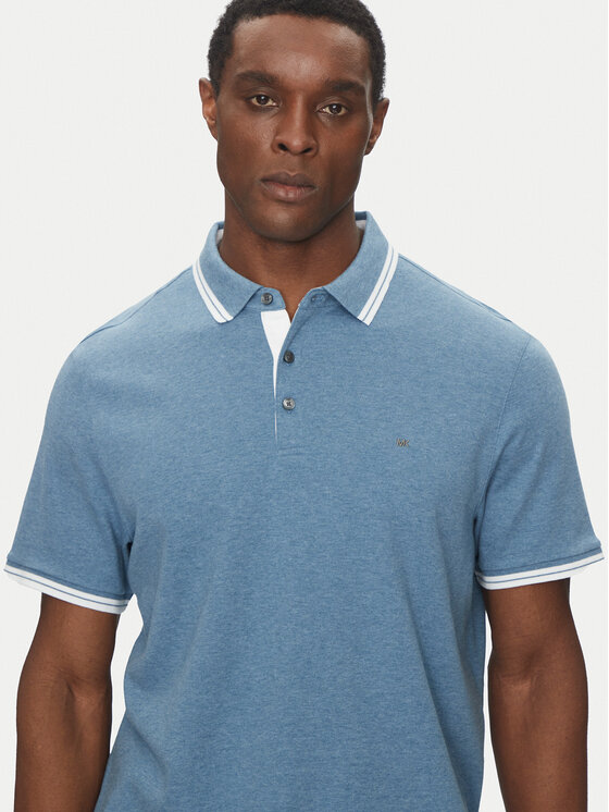 Michael Kors Michael Kors Polo CS2512720B Niebieski Regular Fit
