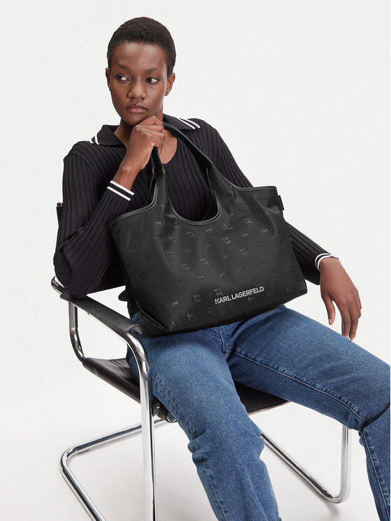 KARL LAGERFELD KARL LAGERFELD Torbica A3W30116 Crna