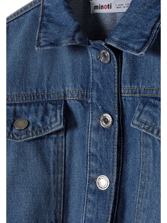 MINOTI MINOTI Kurtka jeansowa 22jacket43 Niebieski Regular Fit